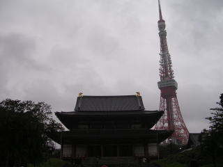 Tokyo Tower and Zojo-ji Temple