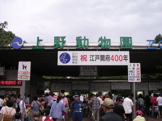 上野動物園の風景
