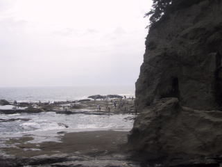 江ノ島、岩屋洞窟の風景